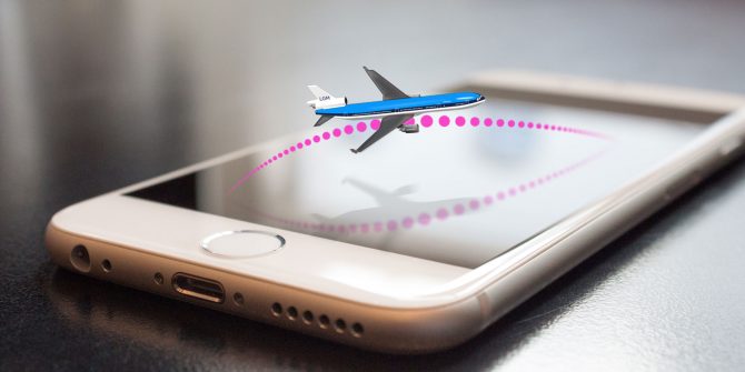 smartphone flight tracking