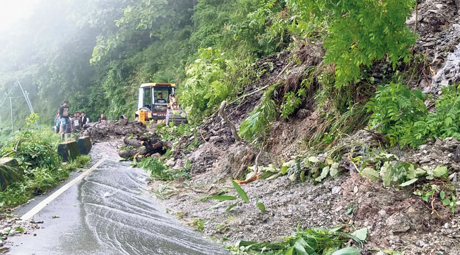 landslide at darjeeling