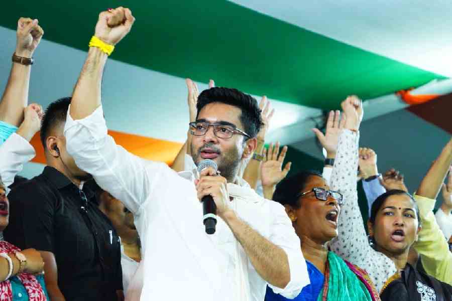 Abhishek Banerjee at Dharna